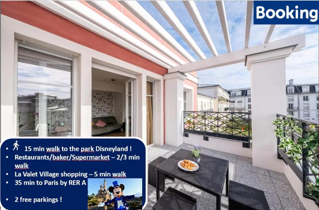 Disney At Home 3 Bed Rooms- Confort 90M2 - Best Location Serris Esterno foto
